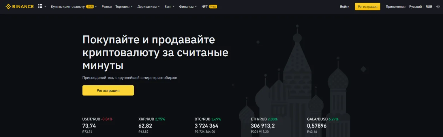 официальный сайт Binance