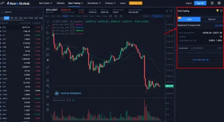 торговый бот Huobi