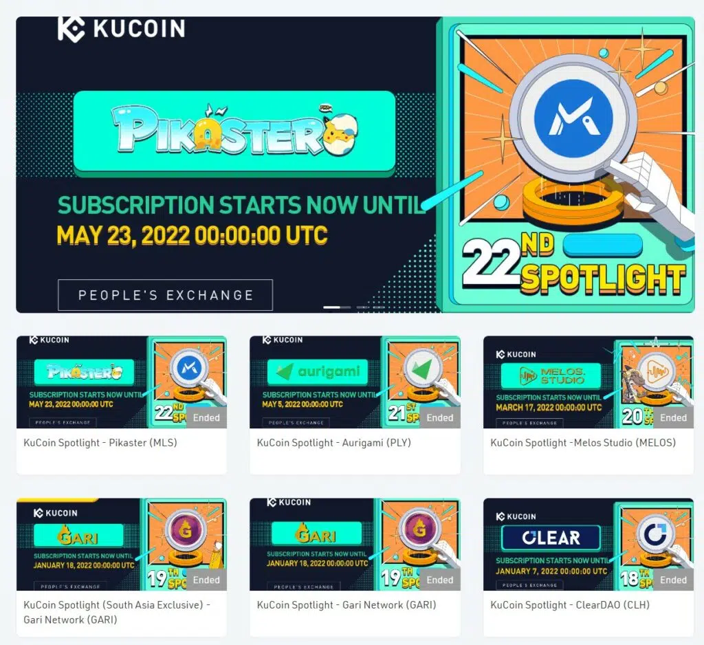 KuCoin Spotlight