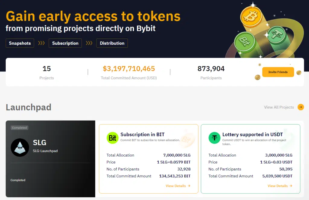 Bybit launchpad