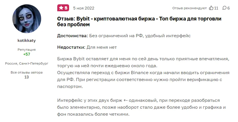 Отзывы о Bybit